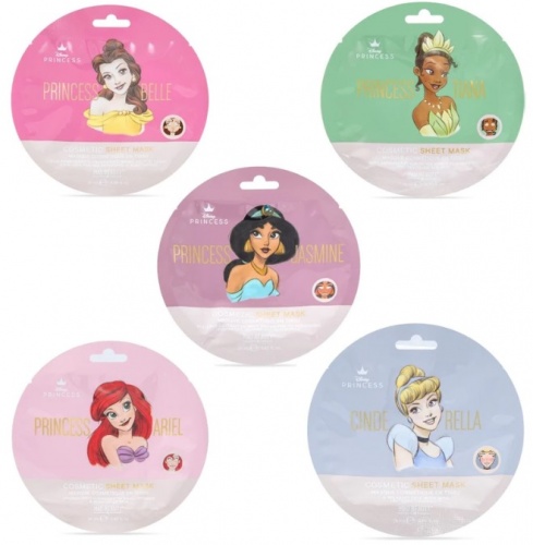 Disney Princess Sheet Mask Collection 5 Princess Masks